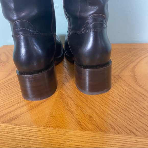 Frye Campus 14L Boot Dark Brown Leather Size 6 - Picture 7 of 12